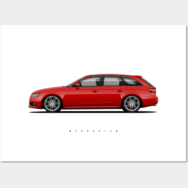 A4 Avant Wall Art by Markaryan